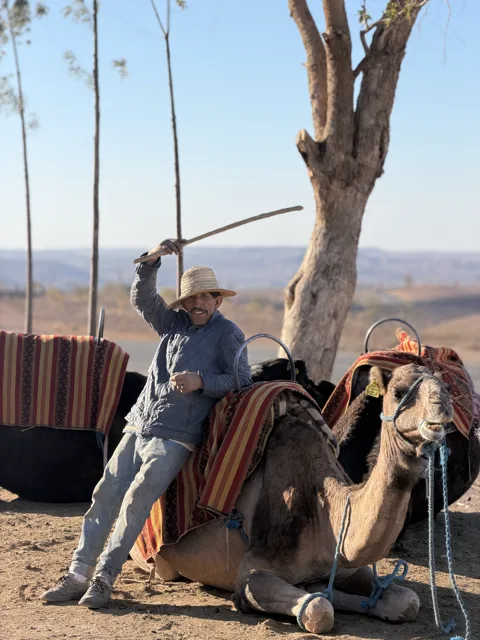 Camel ride — Agafay — 2