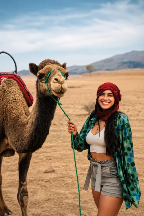 Sunset camel ride — 2